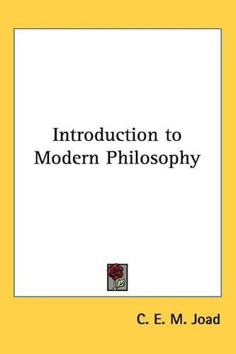 Cover image for Introduction to Modern Philosophy