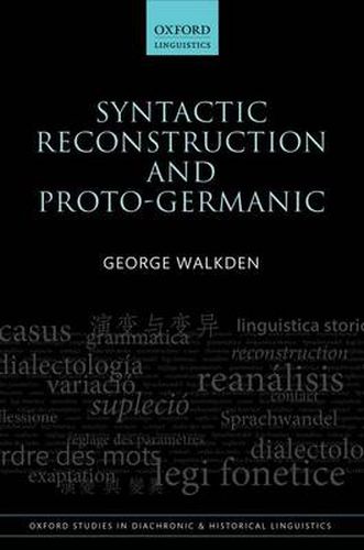 Cover image for Syntactic Reconstruction and Proto-Germanic