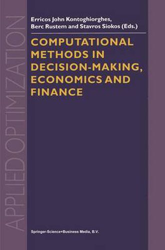 Cover image for Computational Methods in Decision-Making, Economics and Finance