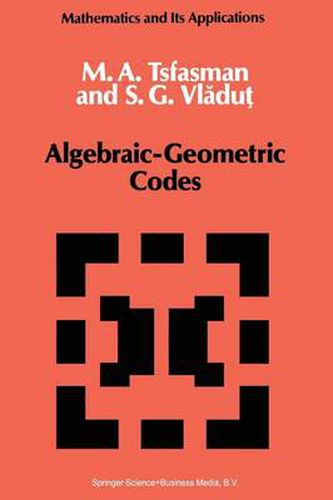Cover image for Algebraic-Geometric Codes