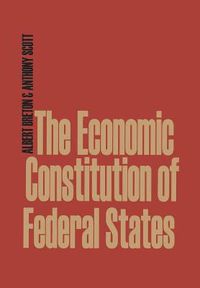 Cover image for The Economic Constitution of Federal States