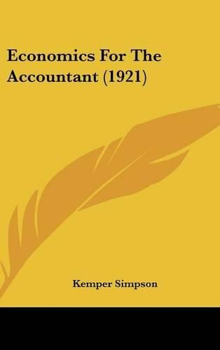 Economics for the Accountant (1921)