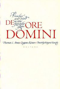 Cover image for De Ore Domini: Preacher and Word in the Middle Ages