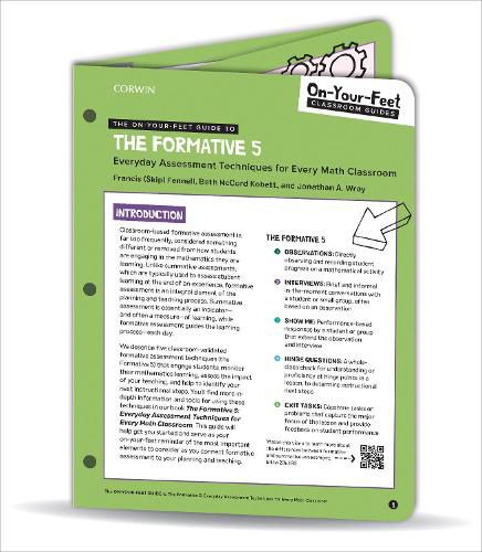 Cover image for The On-Your-Feet Guide to The Formative 5: Everyday Assessment Techniques for Every Math Classroom