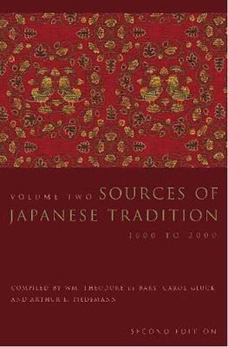 Cover image for Sources of Japanese Tradition: From Earliest Times to 1600