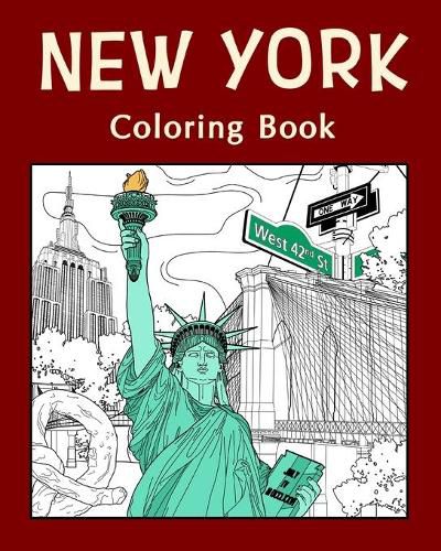 Cover image for New York Coloring Book