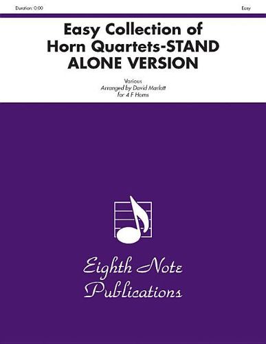 Cover image for Easy Collection of Horn Quartets (Stand Alone Version)