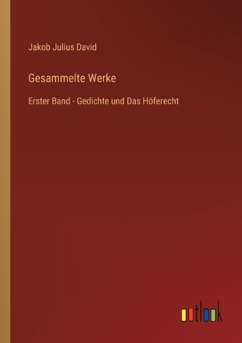 Cover image for Gesammelte Werke
