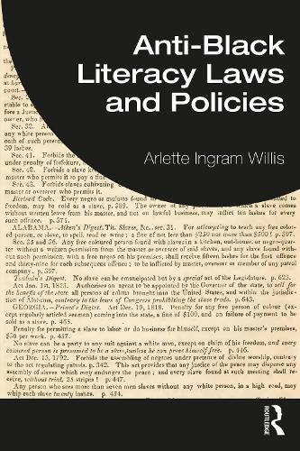 Cover image for Anti-Black Literacy Laws and Policies