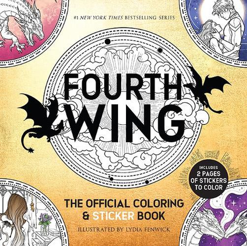 Cover image for Fourth Wing: The Official Coloring & Sticker Book