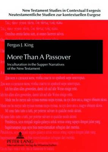 Cover image for More Than a Passover: Inculturation in the Supper Narratives of the New Testament