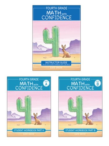 Cover image for Fourth Grade Math with Confidence Complete Bundle