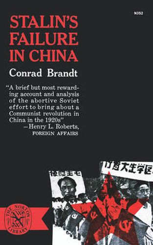 Cover image for Stalin's Failure in China