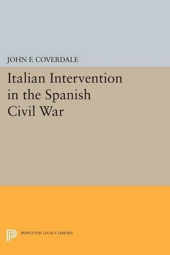 Cover image for Italian Intervention in the Spanish Civil War