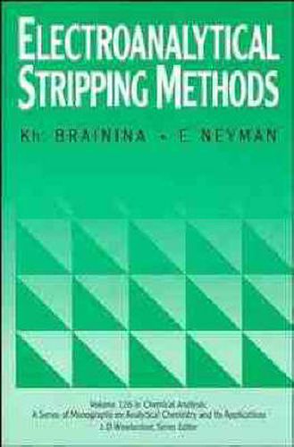 Cover image for Electroanalytical Stripping Methods