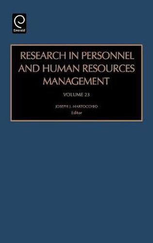 Cover image for Research in Personnel and Human Resources Management