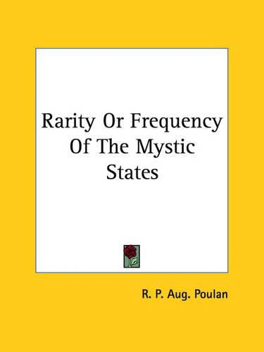 Cover image for Rarity or Frequency of the Mystic States