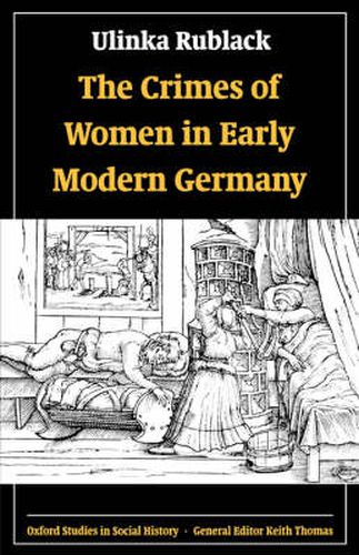 Cover image for The Crimes of Women in Early Modern Germany