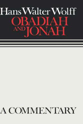 Obadiah and Jonah: Continental Commentaries