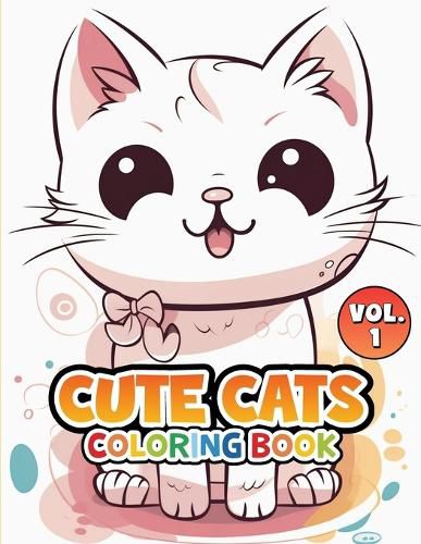 Cover image for Cute Cats Coloring Book