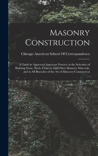 Cover image for Masonry Construction