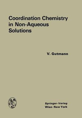 Cover image for Coordination Chemistry in Non-Aqueous Solutions