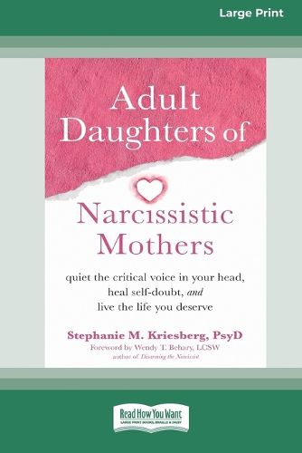 Cover image for Adult Daughters of Narcissistic Mothers