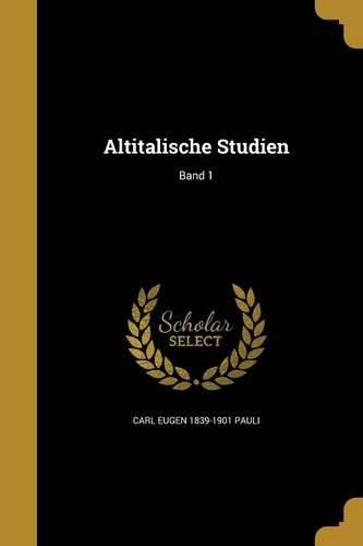 Cover image for Altitalische Studien; Band 1