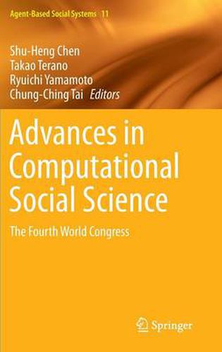 Cover image for Advances in Computational Social Science: The Fourth World Congress