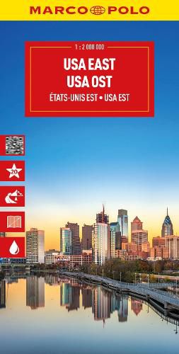 Cover image for USA East Marco Polo Map