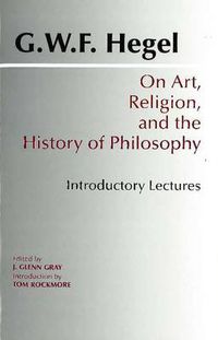 Cover image for On Art, Religion, and the History of Philosophy: Introductory Lectures