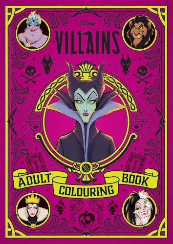 Cover image for Disney Villains: Adult Colouring Book