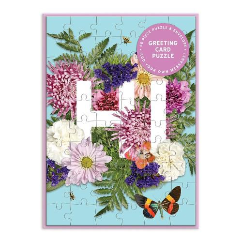 Cover image for Say It With Flowers Hi Greeting Card Puzzle