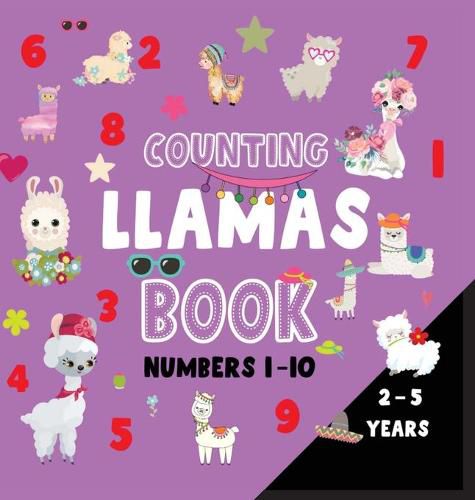 Cover image for Counting llamas book numbers 1-10