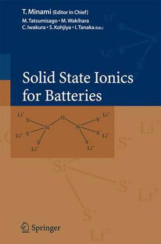 Cover image for Solid State Ionics for Batteries