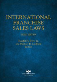 Cover image for International Franchise Sales Laws, Third