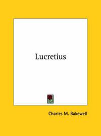 Cover image for Lucretius