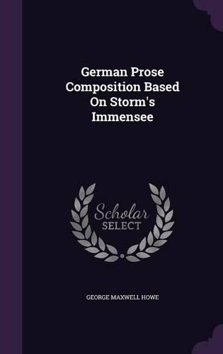 Cover image for German Prose Composition Based on Storm's Immensee