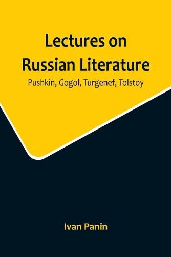 Cover image for Lectures on Russian Literature