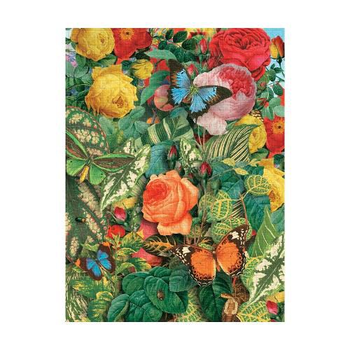 Cover image for Butterfly Garden (Nature Montages) 1000 Piece Jigsaw Puzzle