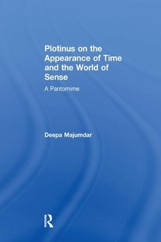 Cover image for Plotinus on the Appearance of Time and the World of Sense: A Pantomime