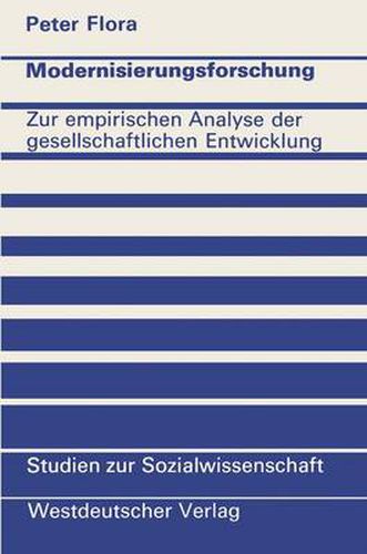 Cover image for Modernisierungsforschung