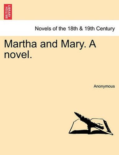 Cover image for Martha and Mary. a Novel. Vol. I