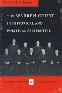 Cover image for The Warren Court in Historical and Political Perspective