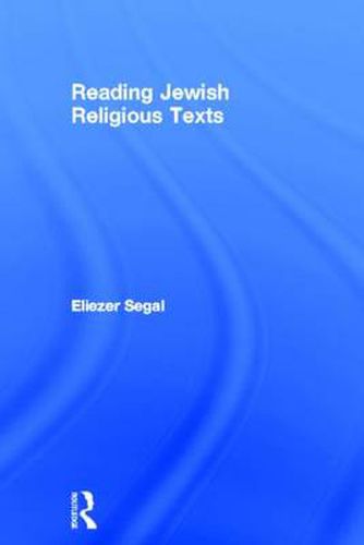 Cover image for Reading Jewish Religious Texts