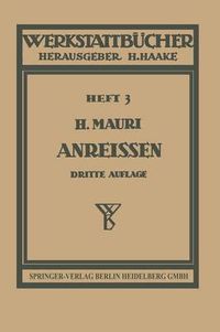 Cover image for Das Anreissen in Maschinenbau-Werkstatten