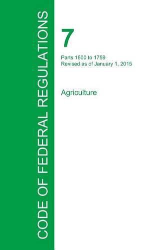 Cover image for Code of Federal Regulations Title 7, Volume 11, January 1, 2015