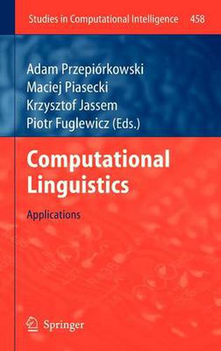 Cover image for Computational Linguistics: Applications