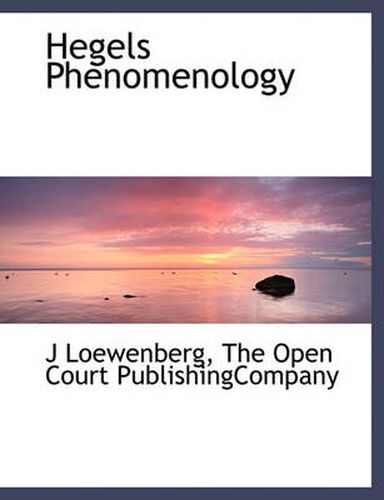 Cover image for Hegels Phenomenology