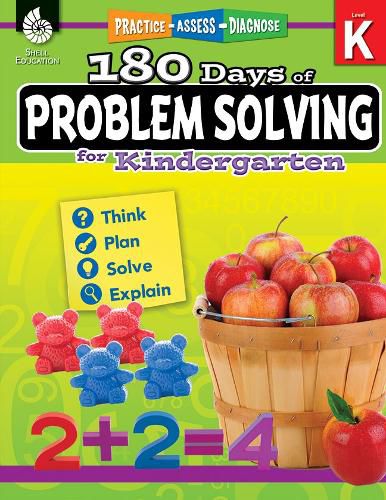 Cover image for 180 Days of Problem Solving for Kindergarten: Practice, Assess, Diagnose